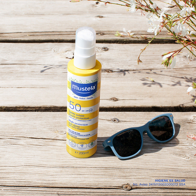Mustela Protector Solar En Spray Fps 50, 200ml