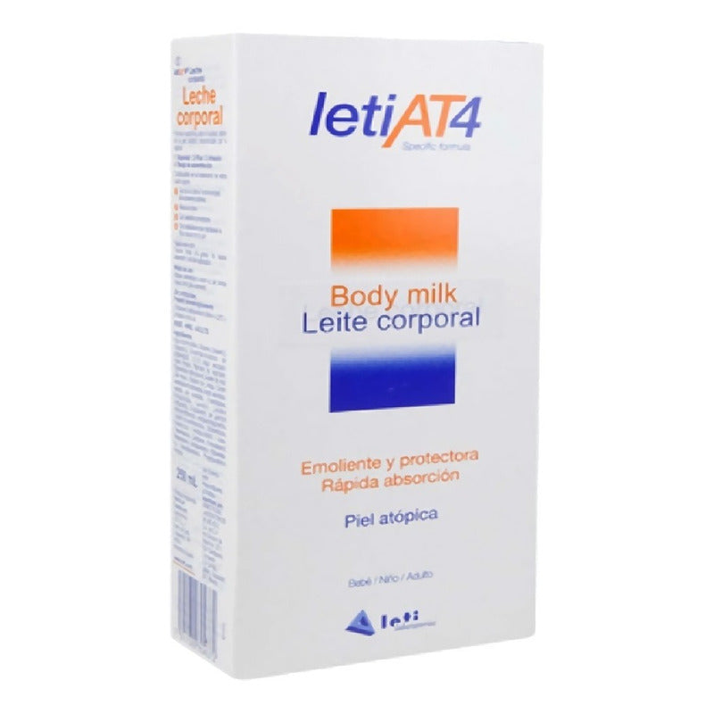 Leti At4 Atopic Skin Leche Corporal Piel Atópica 250ml