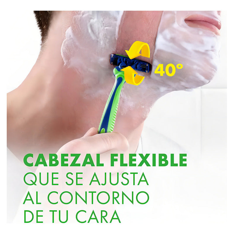 Rastrillos Desechables Gillette Prestobarba 3 Con 16 Piezas