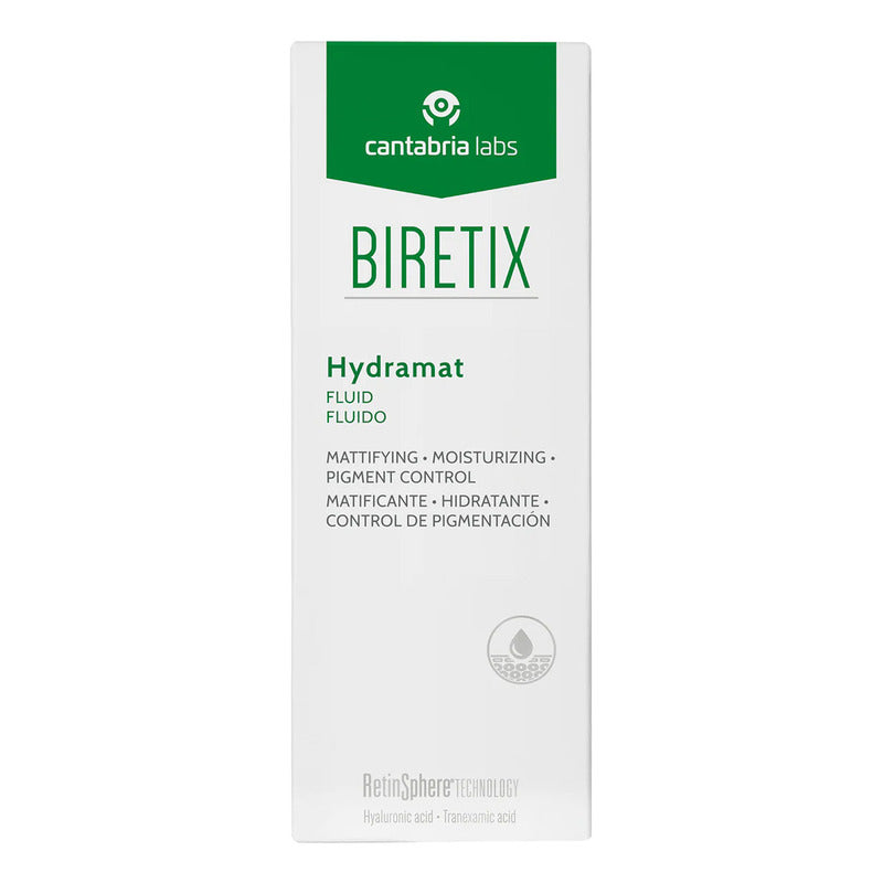 Biretix Hydramat 50ml Cantabria Labs Fluido Ligero Momento De Aplicación Día Tipo De Piel Mixta