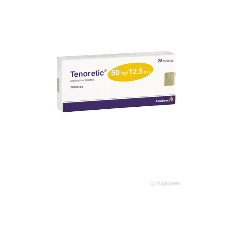 Tenoretic Atenolol/clortalidona 50mg/12.5mg 28tabs