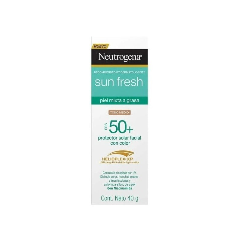 Neutrogena Sun Fresh Protector Solar Facial Fps 50+ 40gr