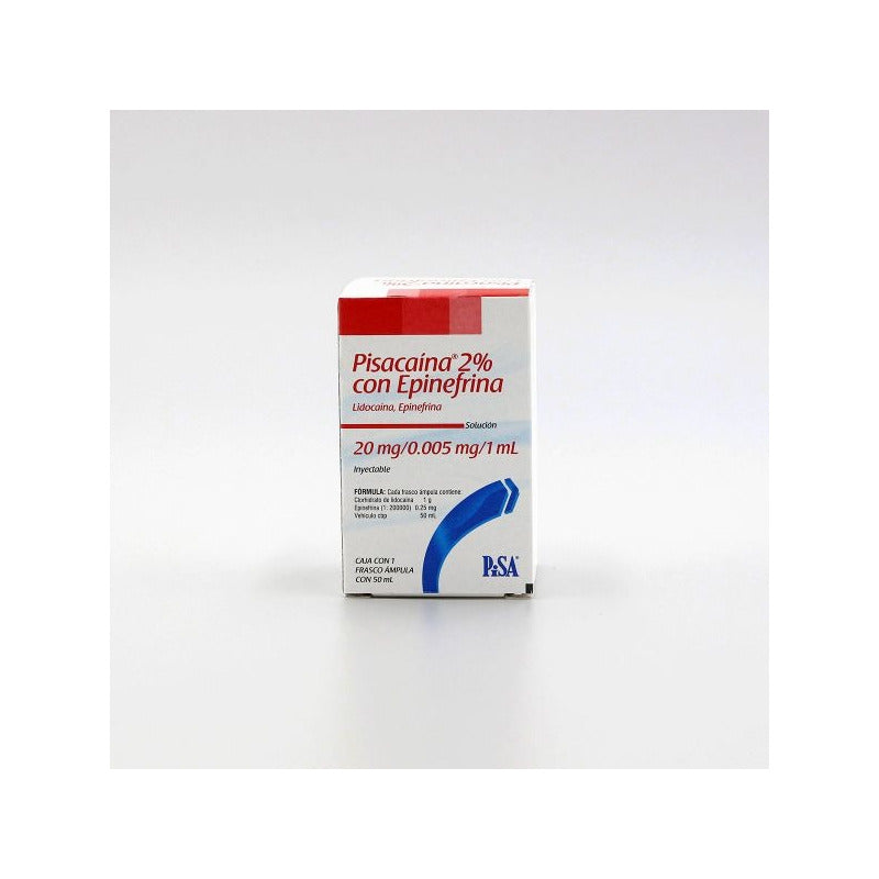 Psacína 2% Con Epinefrina 20mg/0.005mg/1ml 50ml