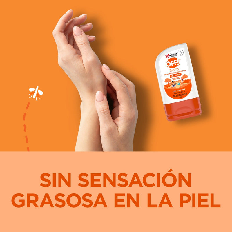 Repelente De Mosquitos En Crema Off Family 60g