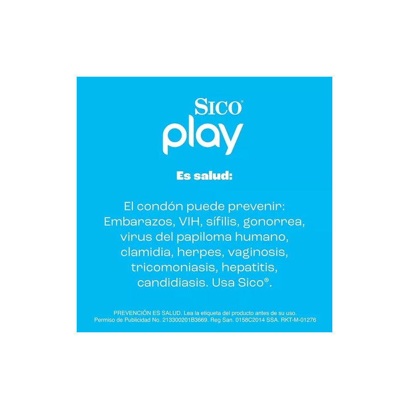 Kit Sico Texturizado 3 Condones + Anillo Vibrador