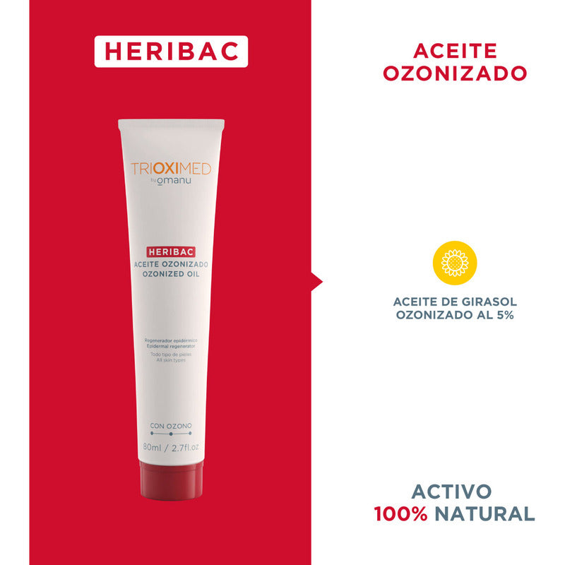 Heribac Aceite Ozonizado 80 Ml - Trioximed By Omanu