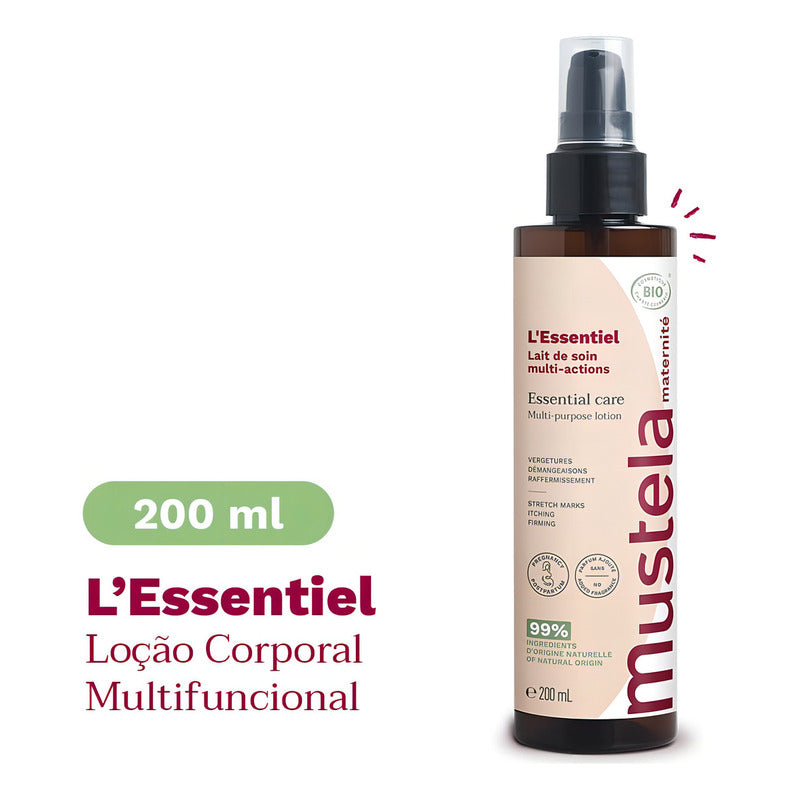 Mustela Lessentiel Loción Corporal Multifuncional Orgánica Certificada Maternité