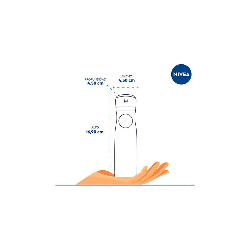 Pack3 Antitranspirante Nivea Tono Natural Floral 250 Ml Xxl Floral