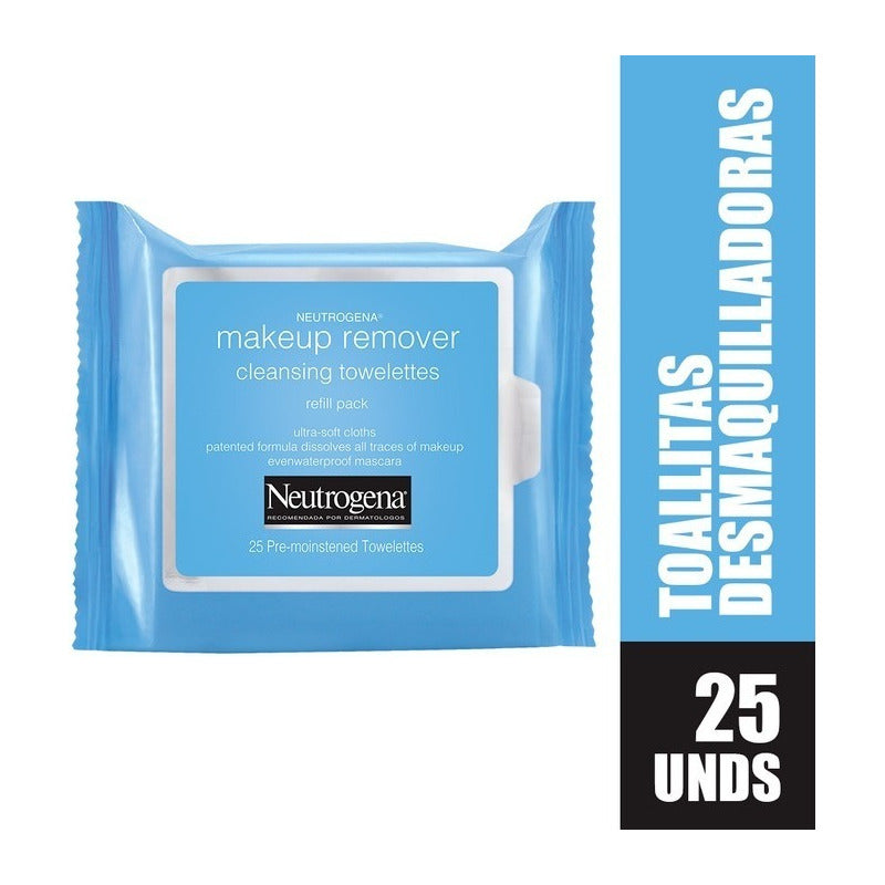 Toallitas Desmaquillantes Neutrogena® Piel Sensible X 25 Un.