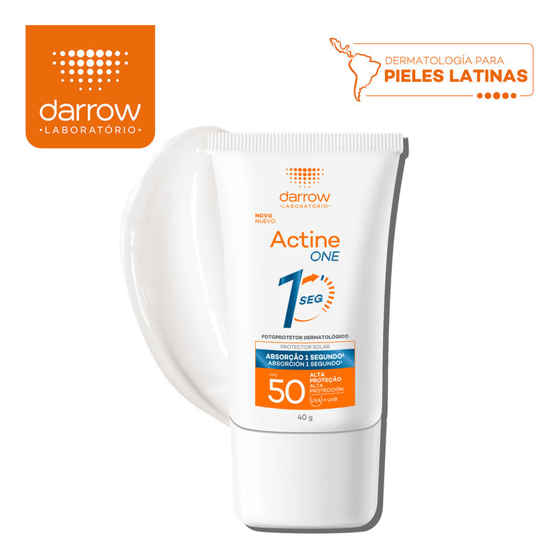 Darrow Actine One Protector Solar Facial Sin Color Fps50 40g, Protector Facial
