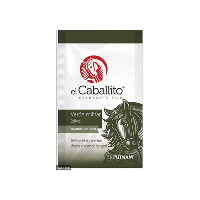 Pintura Colorante El Caballito 16grs. . Color Azul Indigo