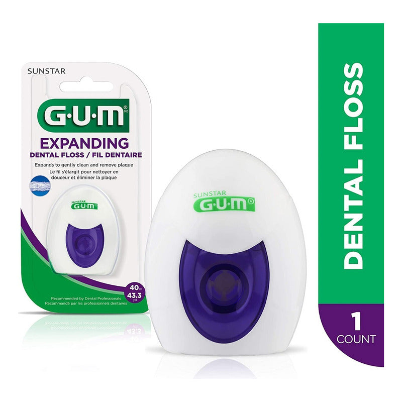 Hilo Dental Gum Expanding Floss Encerado 40 m