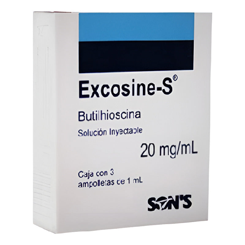 Excosine S Butilhioscina Sol Iny20 Mg/ml 3 Amps