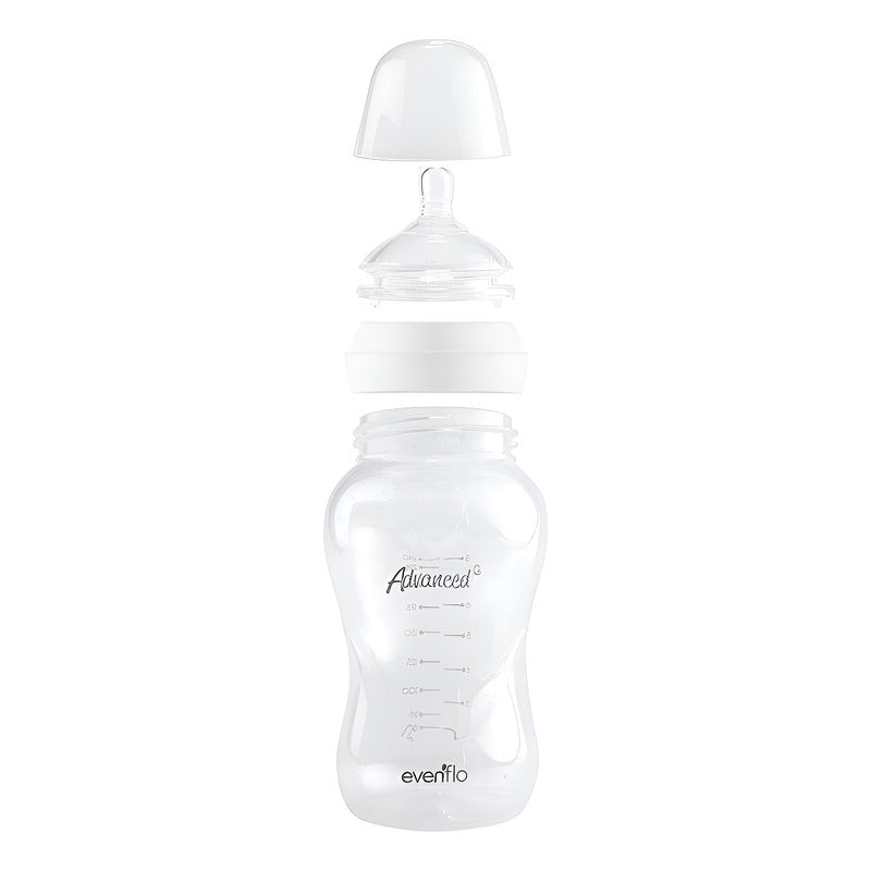 Biberón Evenflo Advanced 270ml Blanco Anticólicos Blanco Advanced
