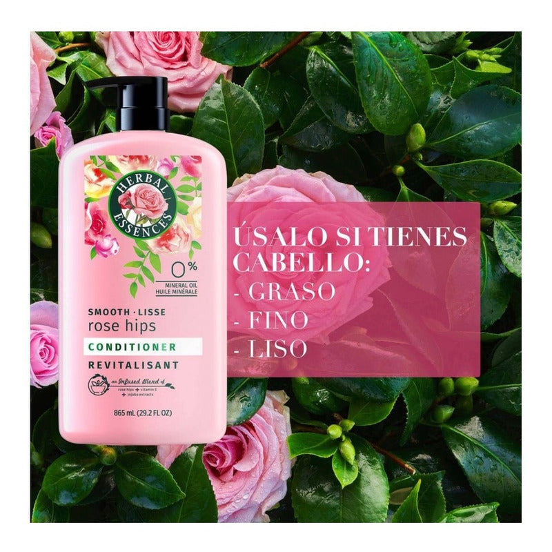 Acondicionador Herbal Essences Rosa Mosqueta 865 Ml