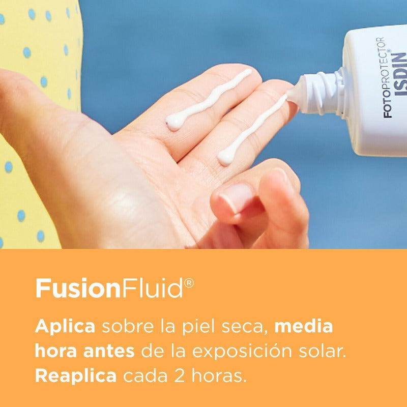 Protector Solar Isdin Fusion Fluid Fps 50 1 Unidad De 50 ml
