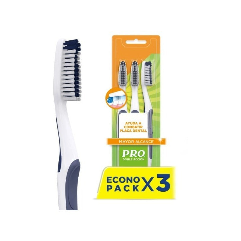 Cepillo De Dientes Pro Double Duty 3 Cepillos