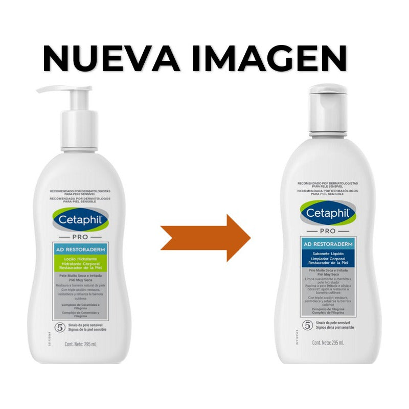 Cetaphil Pro Ad Restoraderm Restaurador De La Piel 295ml