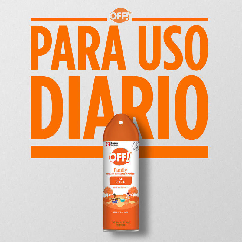 Repelente De Mosquitos En Aerosol Off! 170g