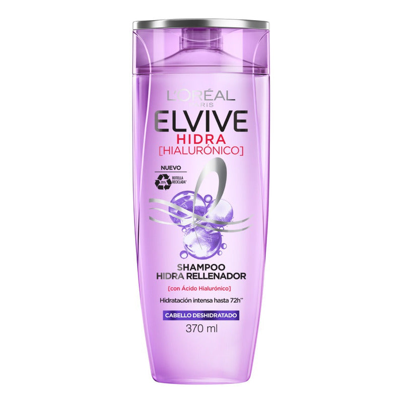 Shampoo Elvive Hidra Hialurónico 370ml De L'oréal Paris