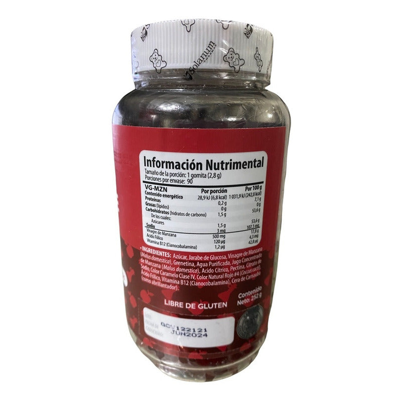 Belabear Solanum Vinagre De Manzana 90 Gomitas