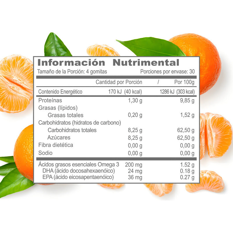Just Omega 3 120 Gomitas Olnatura Mandarina