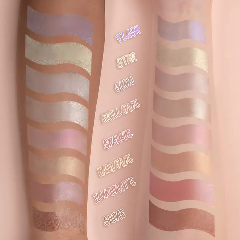 Polvo Iluminador Luminous Powder. Maquillaje Polvo. Pink Up Color Pkip 04 Brillance