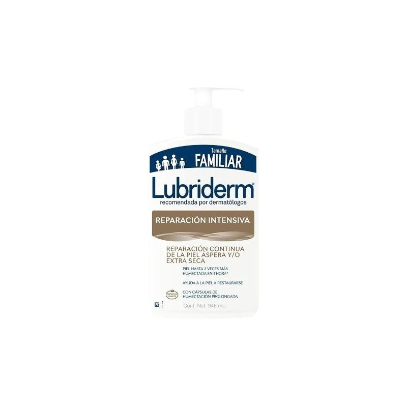 Crema Líquida Lubriderm Familiar Reparación Intensiva 946 ml