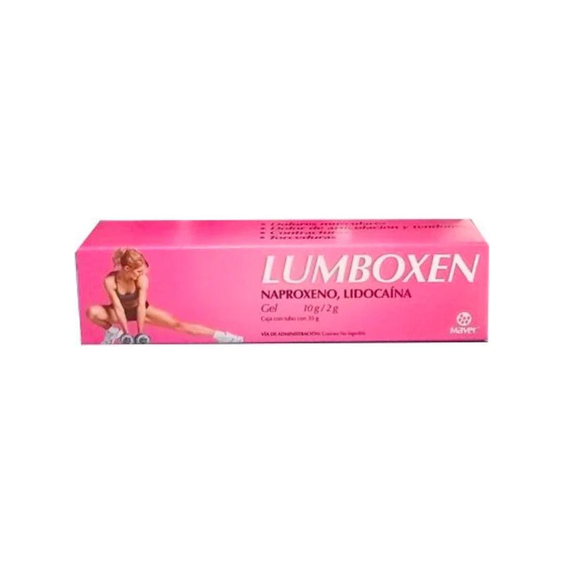Lumboxen Naproxeno, Lidocaína 10g-2g Gel Con 35g