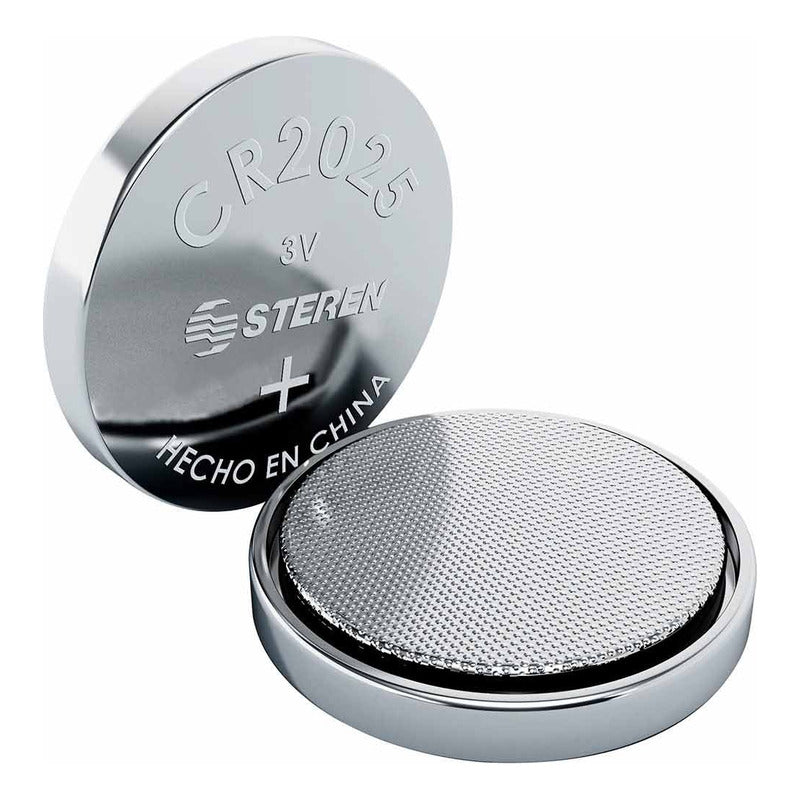 Steren Pila De Litio Tipo Botón 3 Volts Pil-cr2025