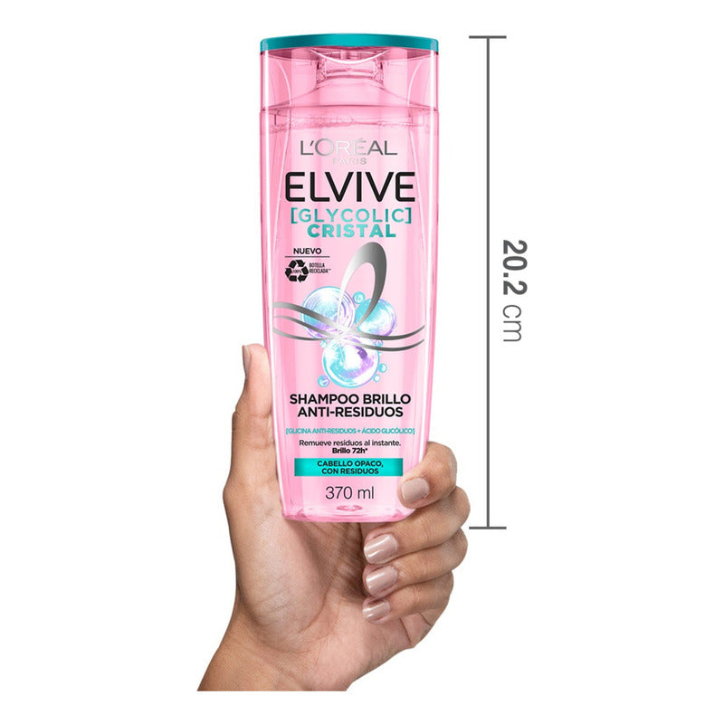 Shampoo Elvive Glycolic Crystal 370ml 2025