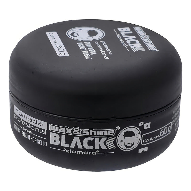 Cera Para Peinar Xiomara Wax & Shine Black 60g