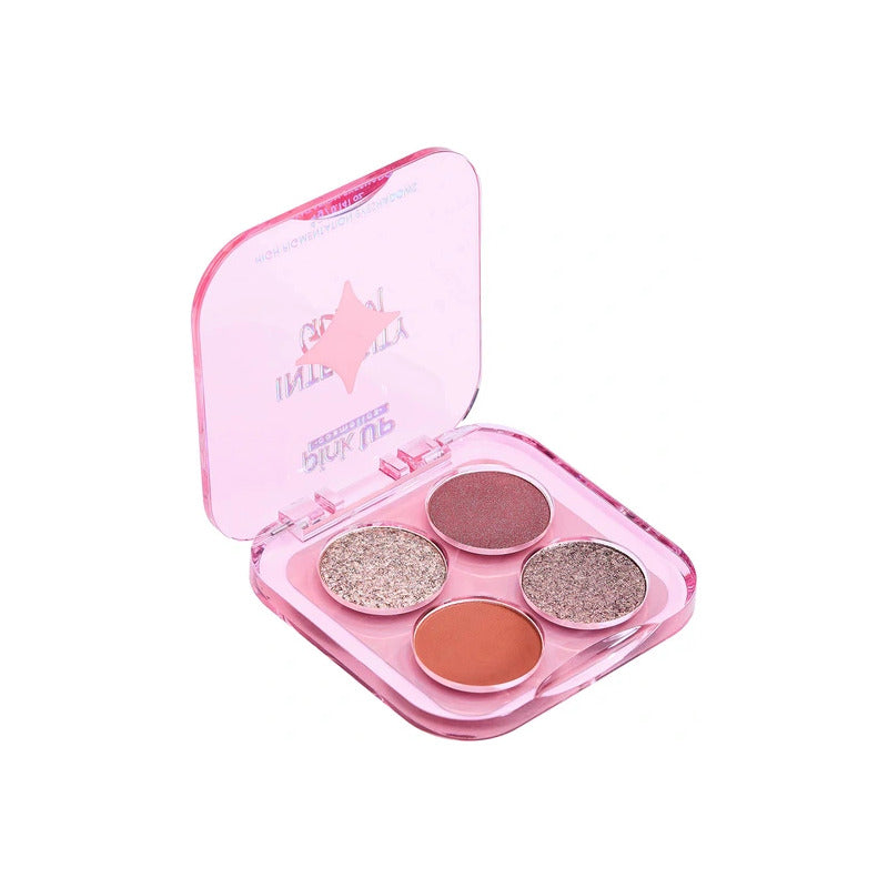 Cuarteto De Sombras Para Ojos Paleta Intensity Glam Pink Up 10 Divine