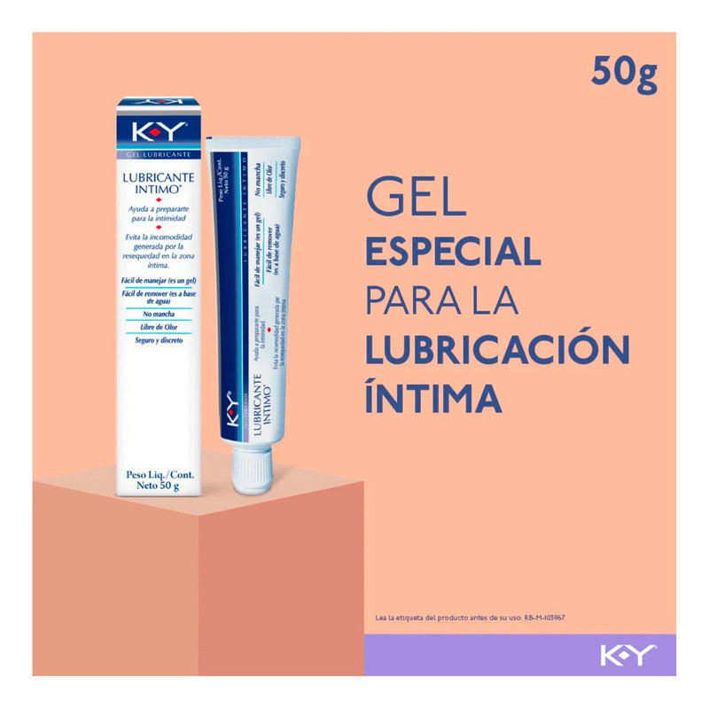 Lubricante Íntimo En Gel K-y Vaginal 50g