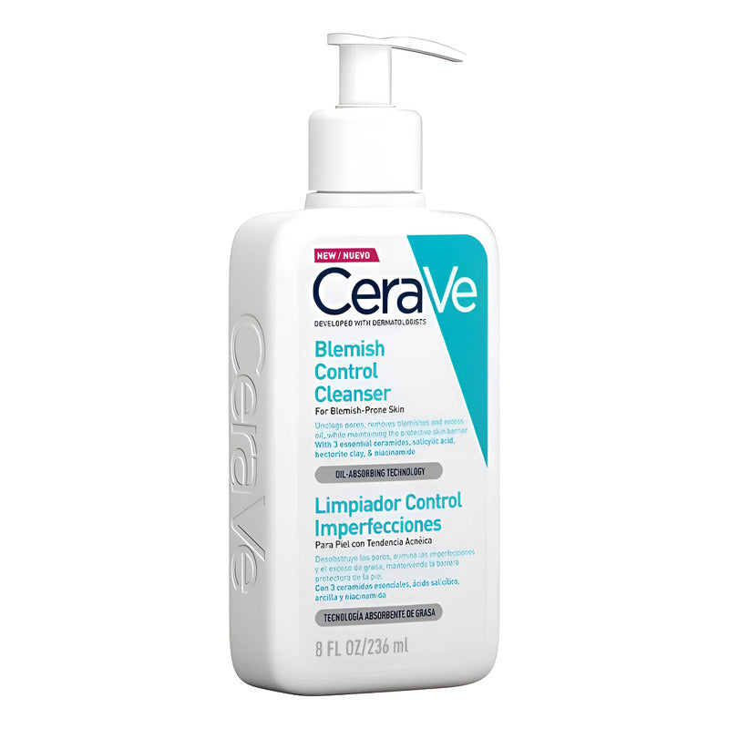 Cerave Limpiador Control Imperfecciones Anti-acne 236ml Acneica Día/noche