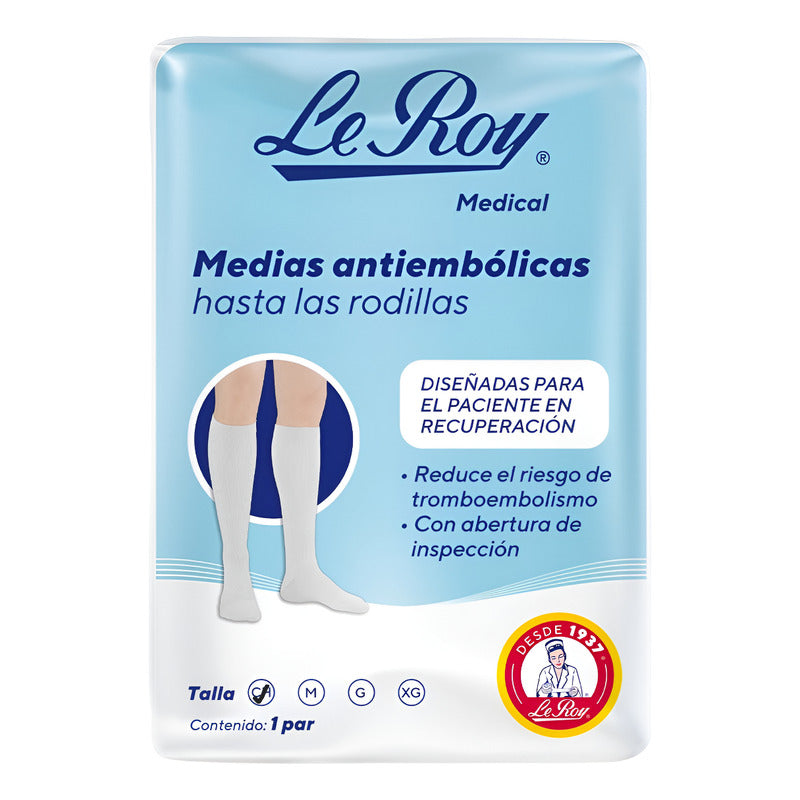Medias Leroy Antiembólicas Hasta La Rodilla