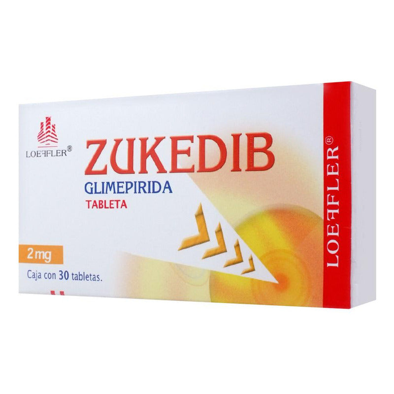 Zukedib Tabletas 2 Mg, 30 Tabletas