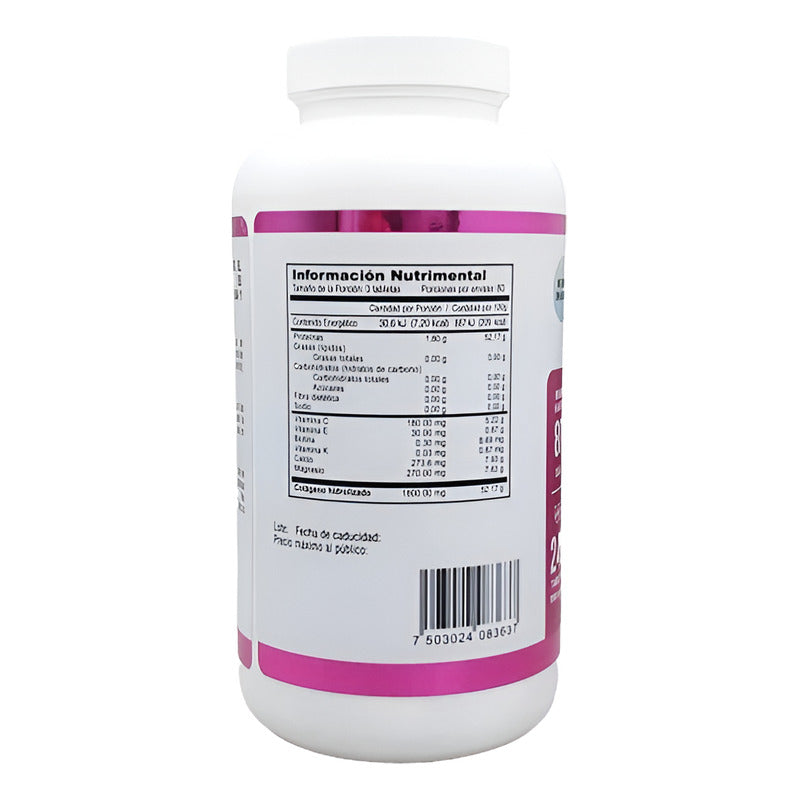 Justcollagen Colágeno Hidrolizado 240tabs 1150mg C/u Sin Sabor