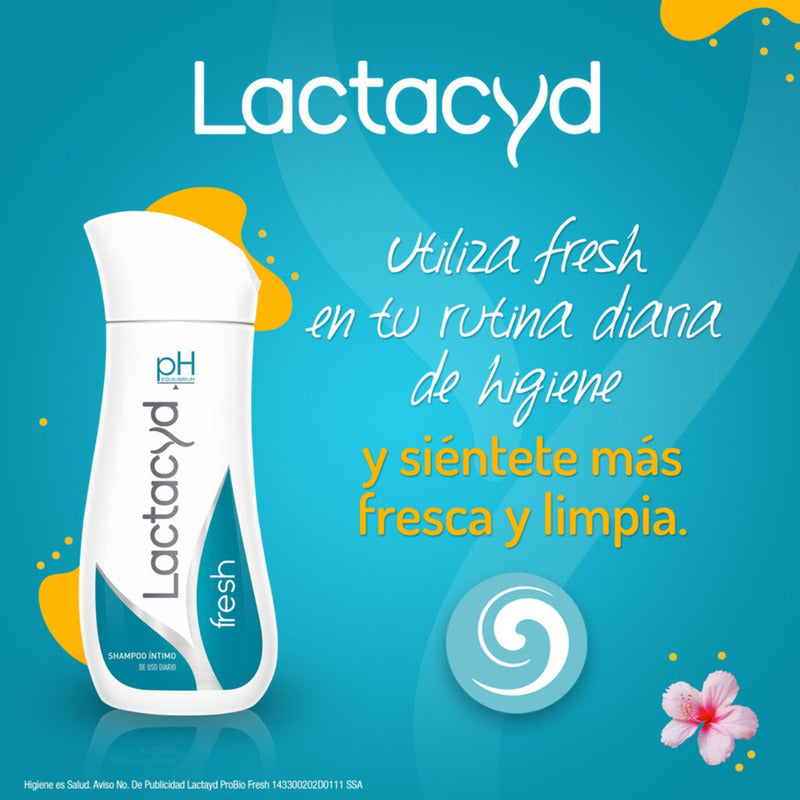Shampoo Íntimo Lactacyd Fresh Frasco Con 200 Ml
