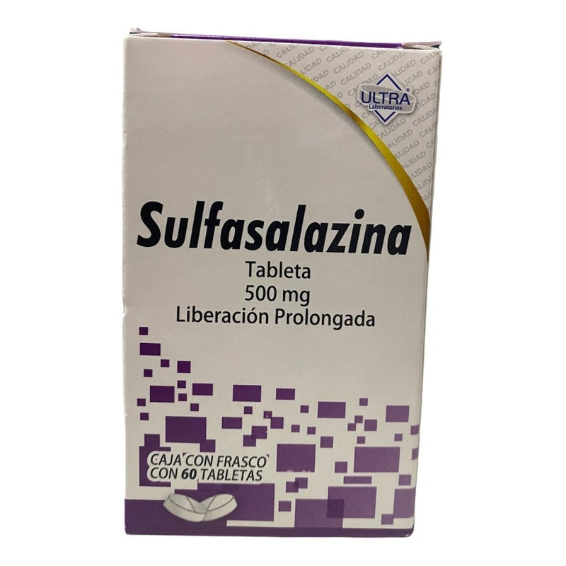 Sulfasalazina (azulfidina) 500mg 60 Tabletas