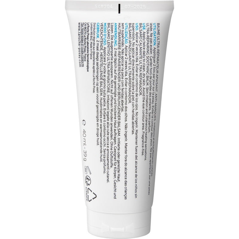 La Roche Posay Cicaplast Baume B5, Repadaror De Piel, 40 Ml