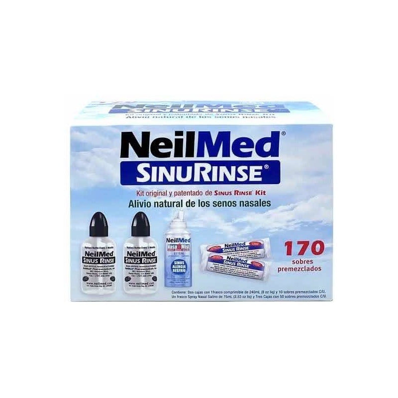 Super Kit Neilmed Sinu Rinse Alivio Natural Senos Nasales