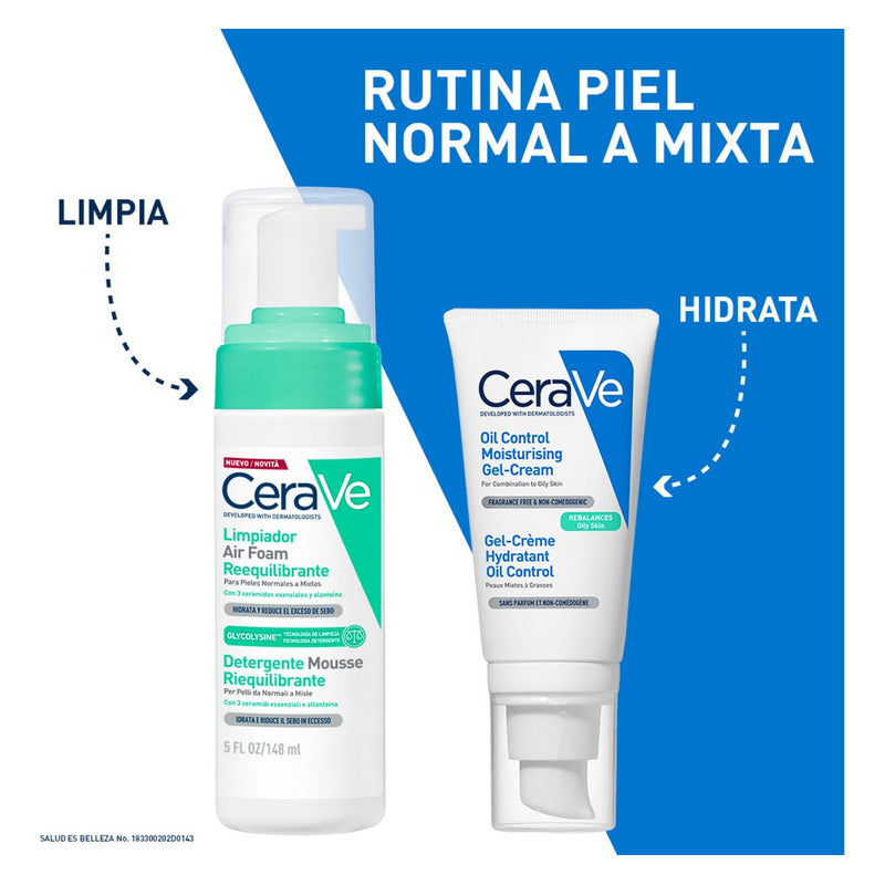 Cerave Limpiador Air Foam Reequilibrante 148 Ml