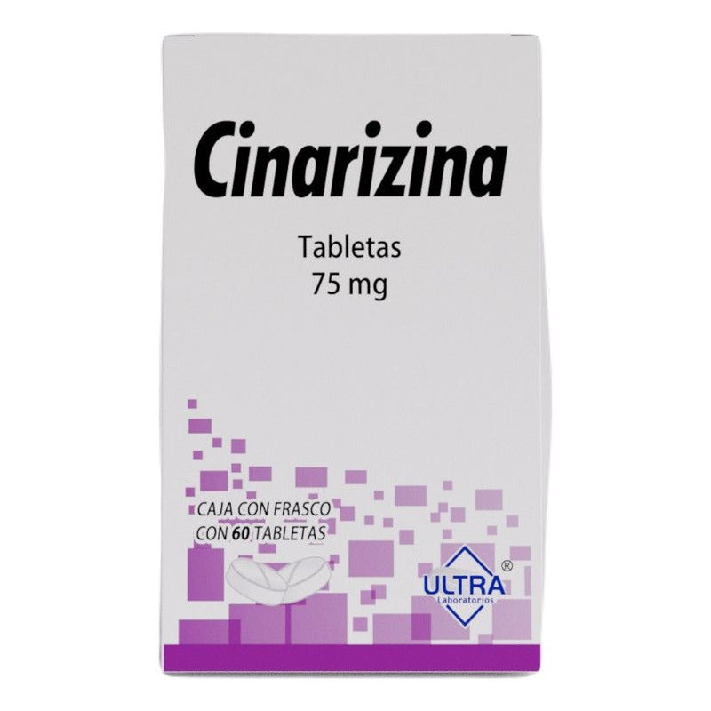 Cinarizina Tableta 75 Mg, 60 Tabletas
