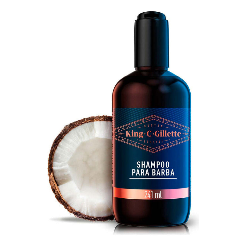 Shampoo Para Barba King C. Gillette 241ml