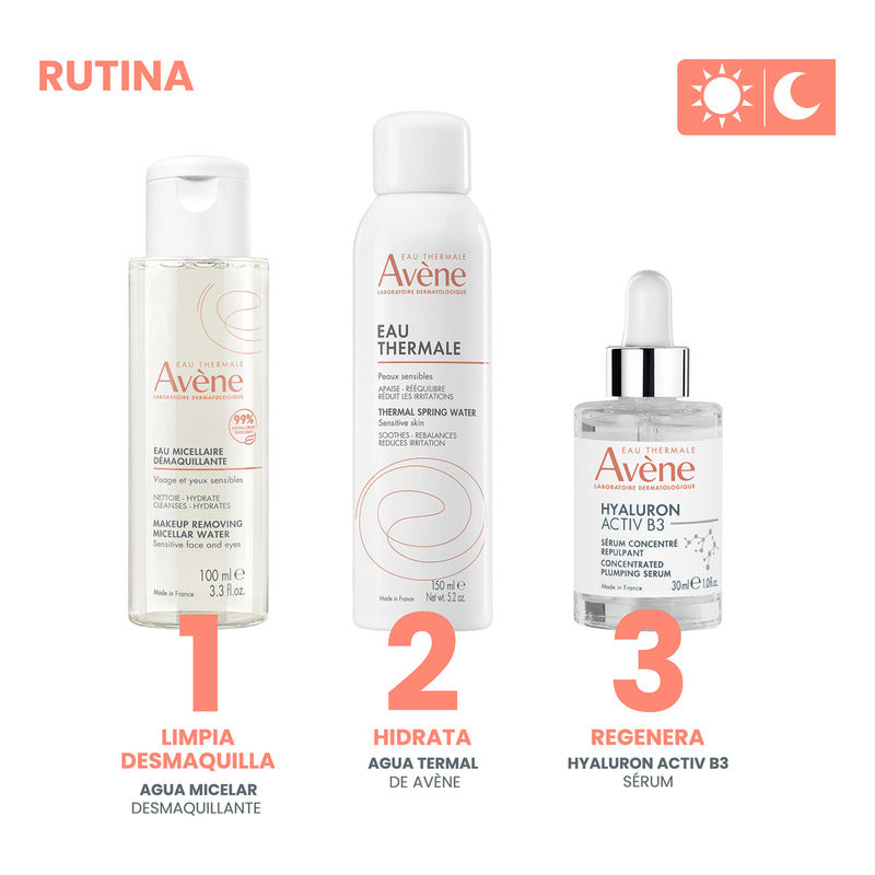 Avène Agua Micelar Desmaquillante Facial 100ml Para Piel Sensible Y Seca