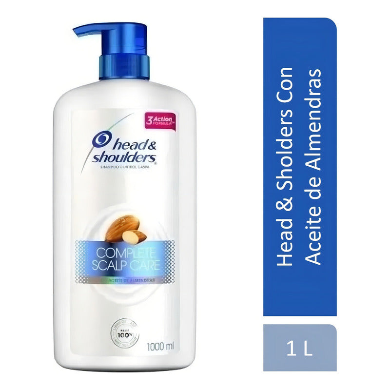 Shampoo Head And Shoulders Aceite Almendras Anti Caspa 1 Lt