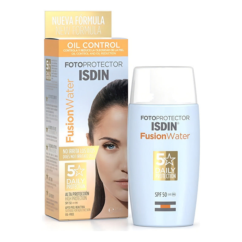 Fotoprotector Isdin Fusion Water Oil Free Efecto Mate 50ml