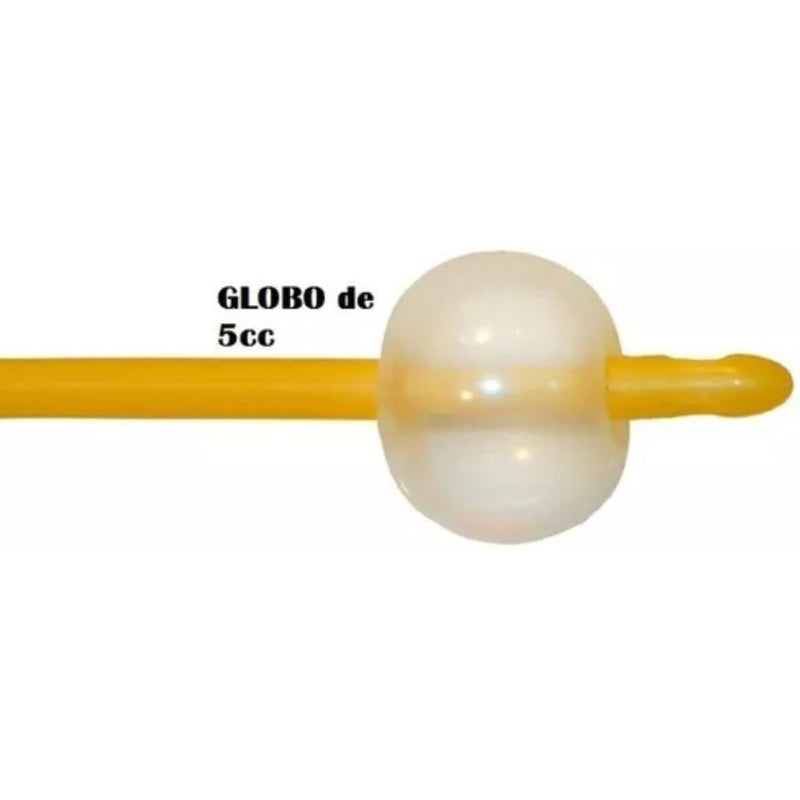 Caja 10 Sonda Foley Latex Sensimedical Dos Vias Globo 5