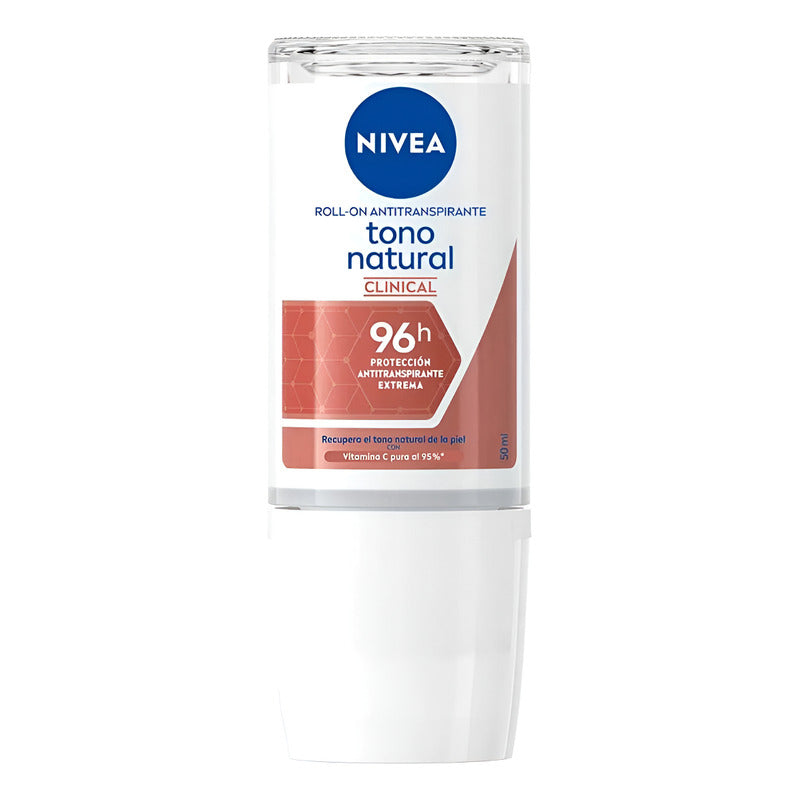 Desodorante Nivea Tono Natural Clinical Roll On 50ml - Neutra